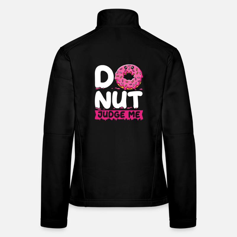Restauration rapide en donuts Veste en tissu softshell Femme
