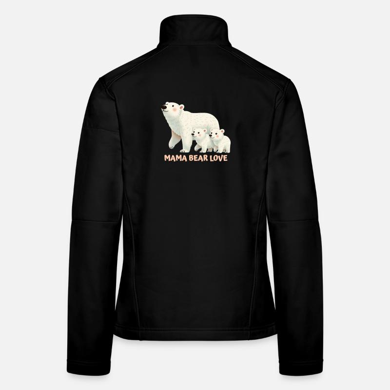 Mama Bärs Liebe zum Muttertag Frauen Softshelljacke