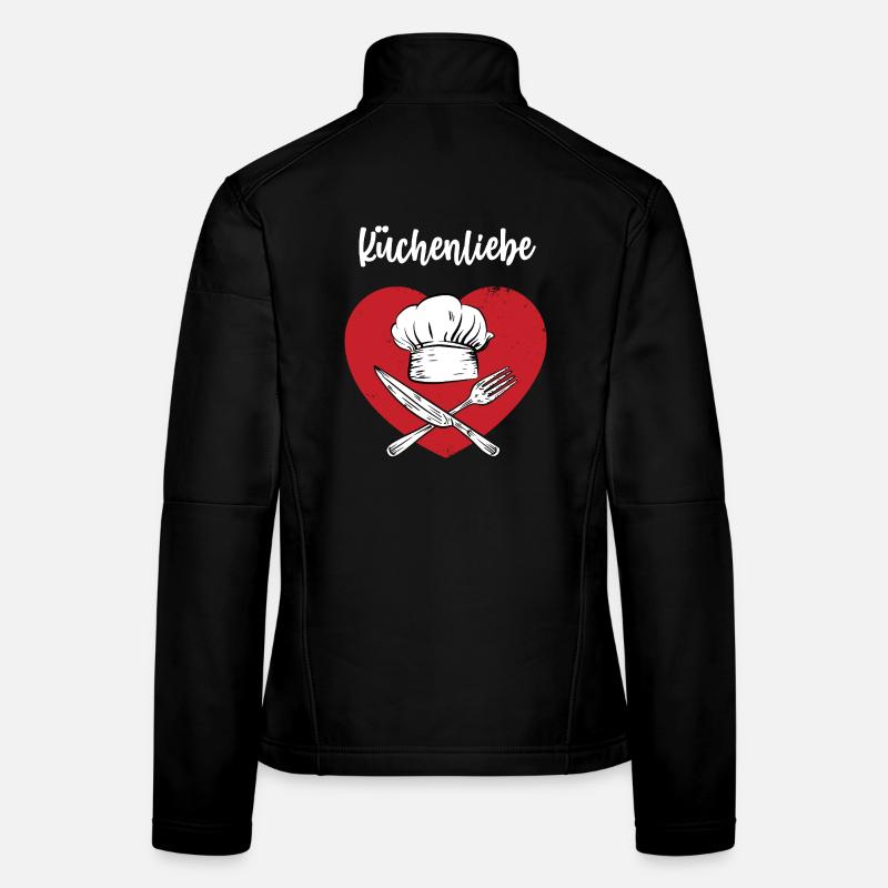 Küchenliebe Hobbykoch Leidenschaft Kochen Koch Frauen Softshelljacke