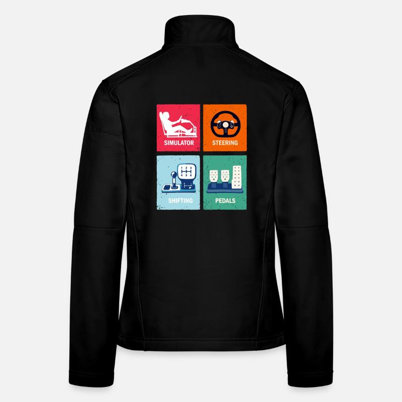 Sim Racing Women's Softshell Jacket