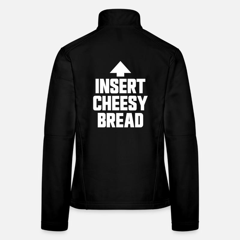 Pain au fromage (plat préféré) Veste en tissu softshell Femme
