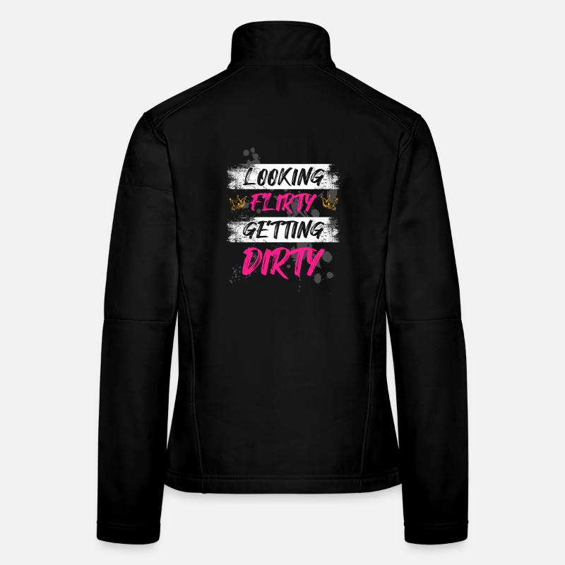 Look coquin Schlammlauf Course boueuse Veste en tissu softshell Femme