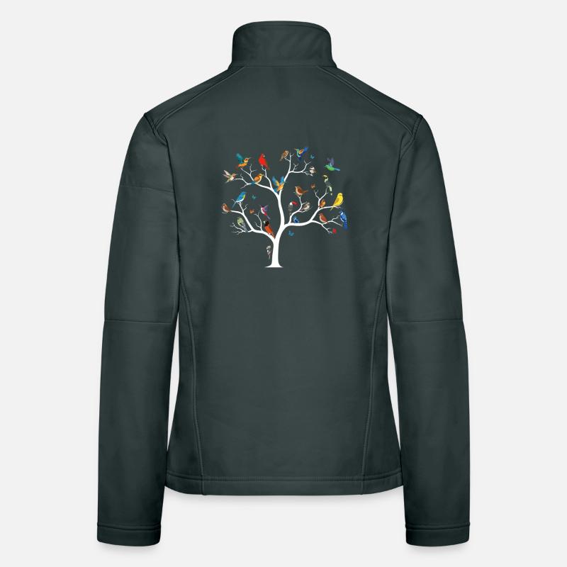 Bird Watching Birding Bird Watcher Bird Nerd Women's Softshell Jacket