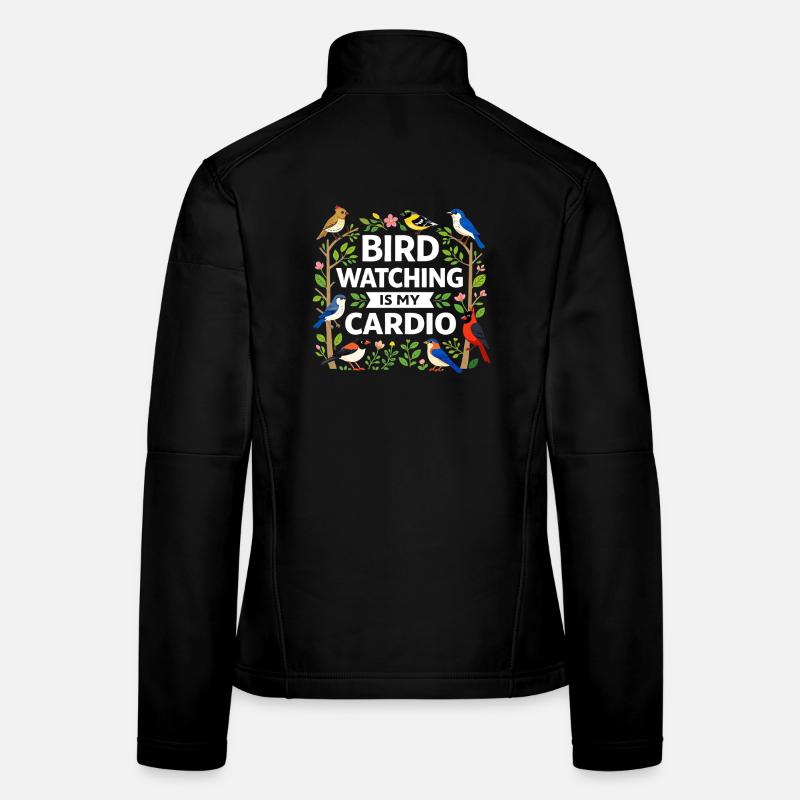 Bird Watching Birding Bird Watcher Bird Nerd Women's Softshell Jacket