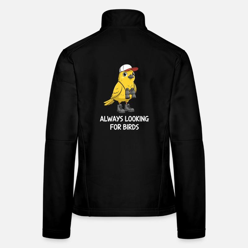 Bird Watching Birding Bird Watcher Bird Nerd Women's Softshell Jacket