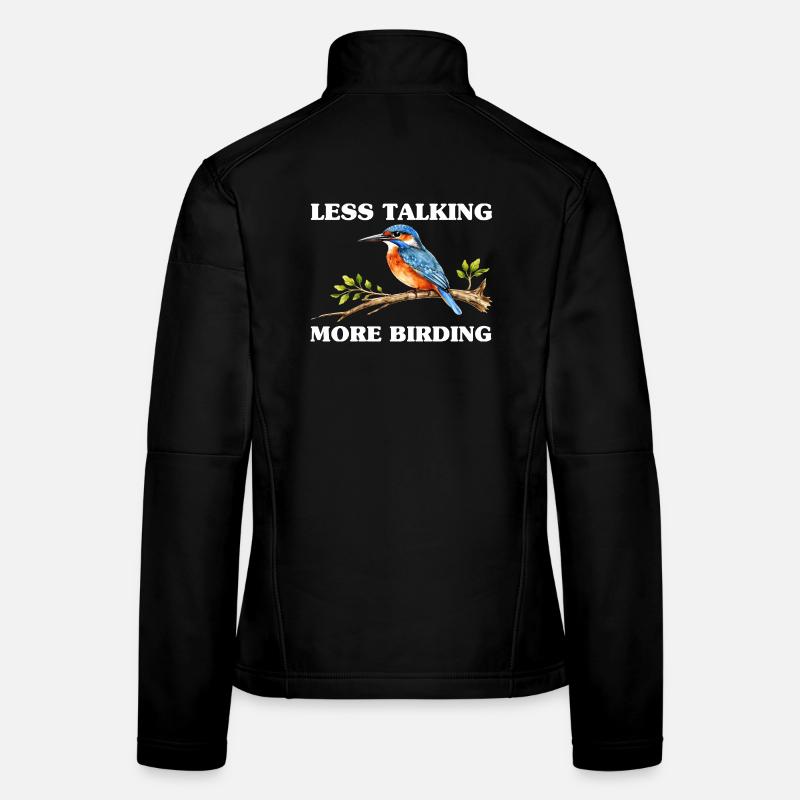 Bird Watching Birding Bird Watcher Bird Nerd Women's Softshell Jacket