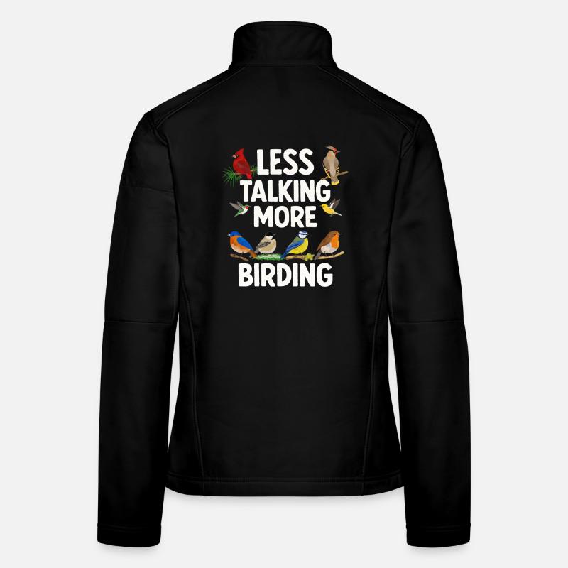 Bird Watching Birding Bird Watcher Bird Nerd Women's Softshell Jacket