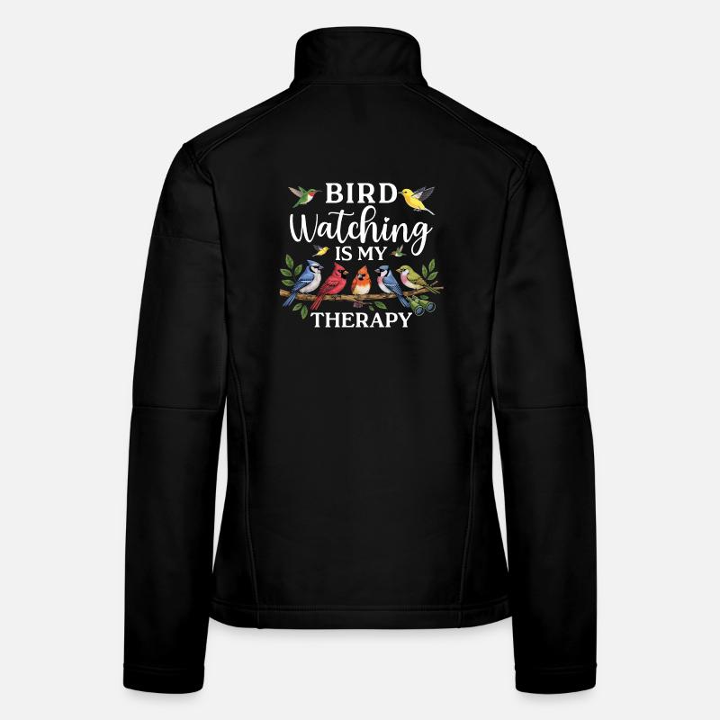 Bird Watching Birding Bird Watcher Bird Nerd Women's Softshell Jacket
