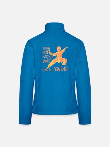 Surely Not Everybody Was Kung Fu Fighting Lustig - Women's Softshell Jacket - black - Back