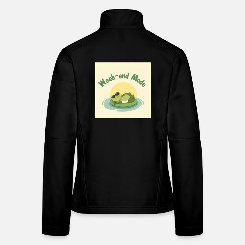 Chill Frog Fashion Weekend - Women's Softshell Jacket - black