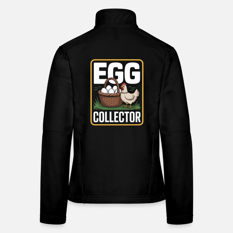 Eggs Collector Hühnerhalter Huhn Frauen Softshelljacke