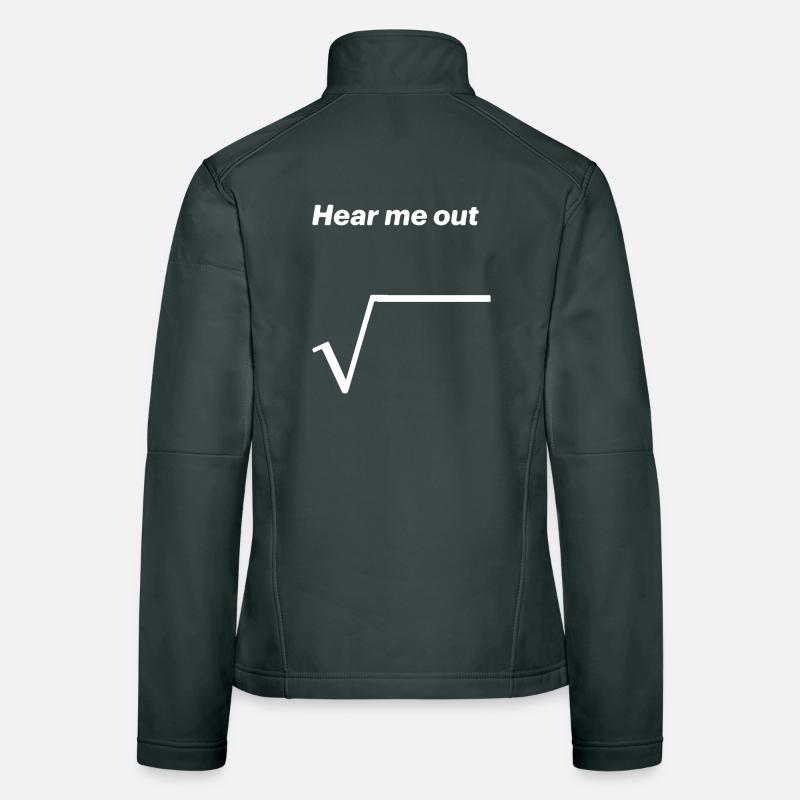 Écoutez-moi Veste en tissu softshell Femme