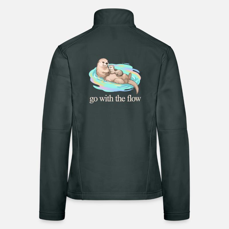 Optez pour le Flow Otter Duo Veste en tissu softshell Femme