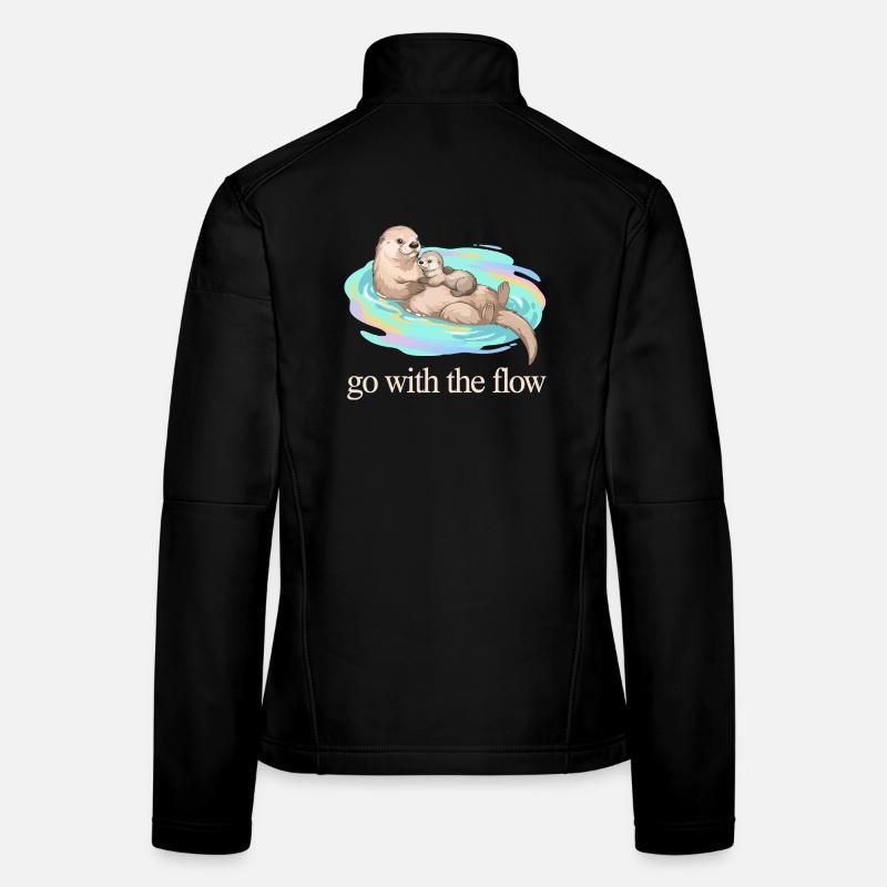 Optez pour le Flow Otter Duo Veste en tissu softshell Femme