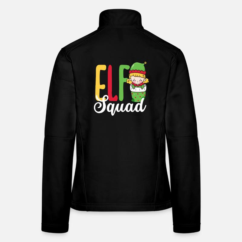 Elf Squad Süßes Elfen Mädchen Weihnachten Frauen Softshelljacke