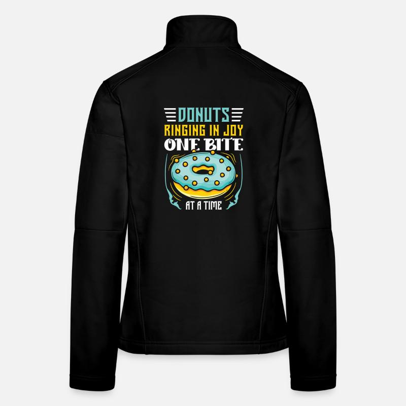 Restauration rapide en donuts Veste en tissu softshell Femme