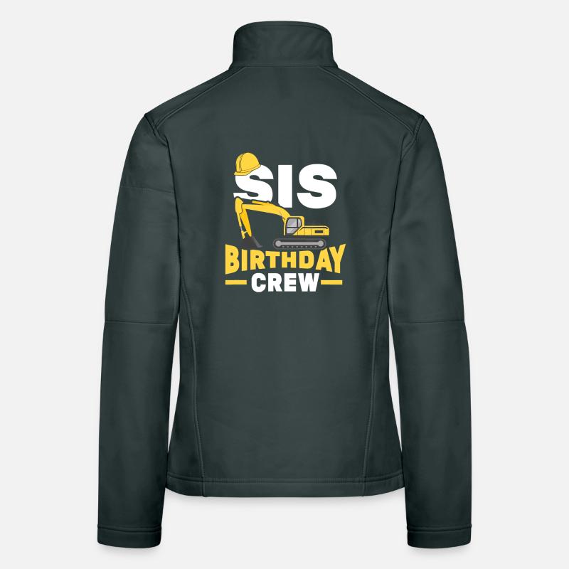 SIS Birthday Crew Construction Women's Softshell Jacket