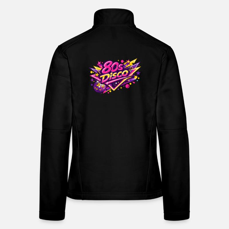 80s Disco Neon Fusion Women's Softshell Jacket