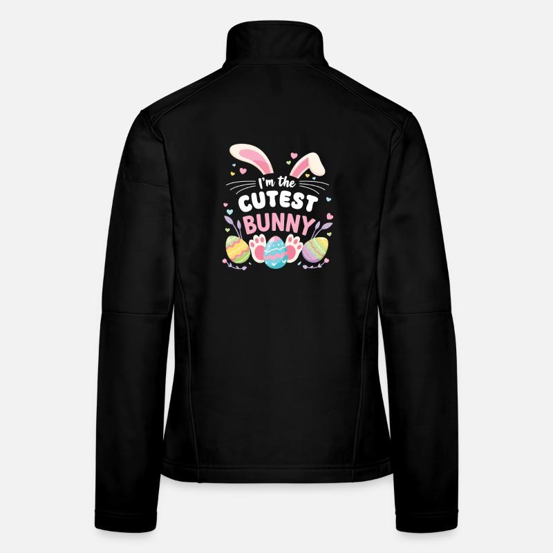 Je suis le lapin le plus mignon ma chérie Veste en tissu softshell Femme