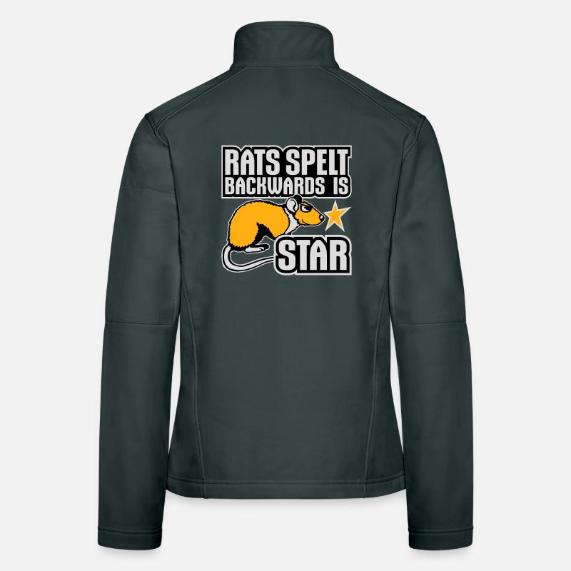 Rats Spelt Backwards Is Star Lustiger Ratte Spruch Women's Softshell Jacket