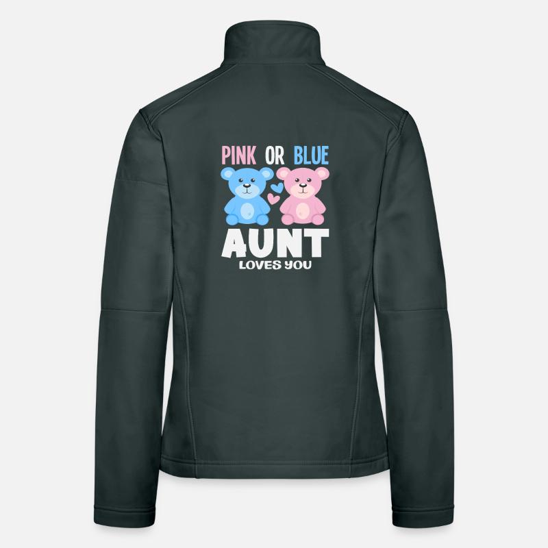 Pink Oder Blau Tante Liebt Dich Frauen Softshelljacke