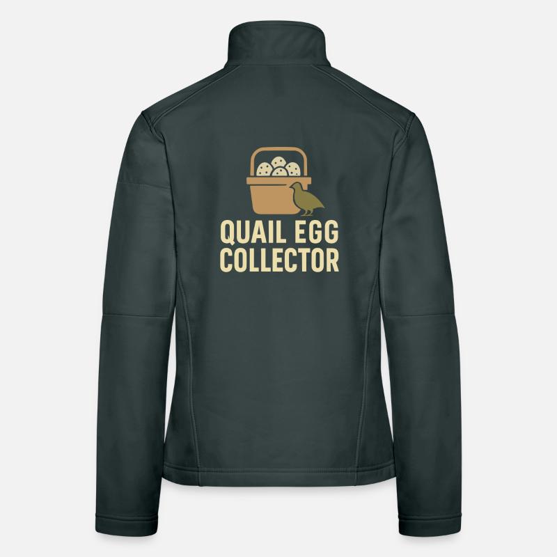 Quail Keeper Quail Farmer Backyard Quail Women's Softshell Jacket