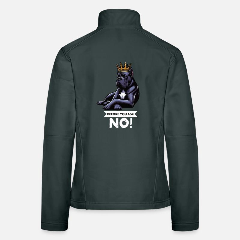 Avant de demander Cane Corso Cane Corsos Corso Corso Héliceur Veste en tissu softshell Femme