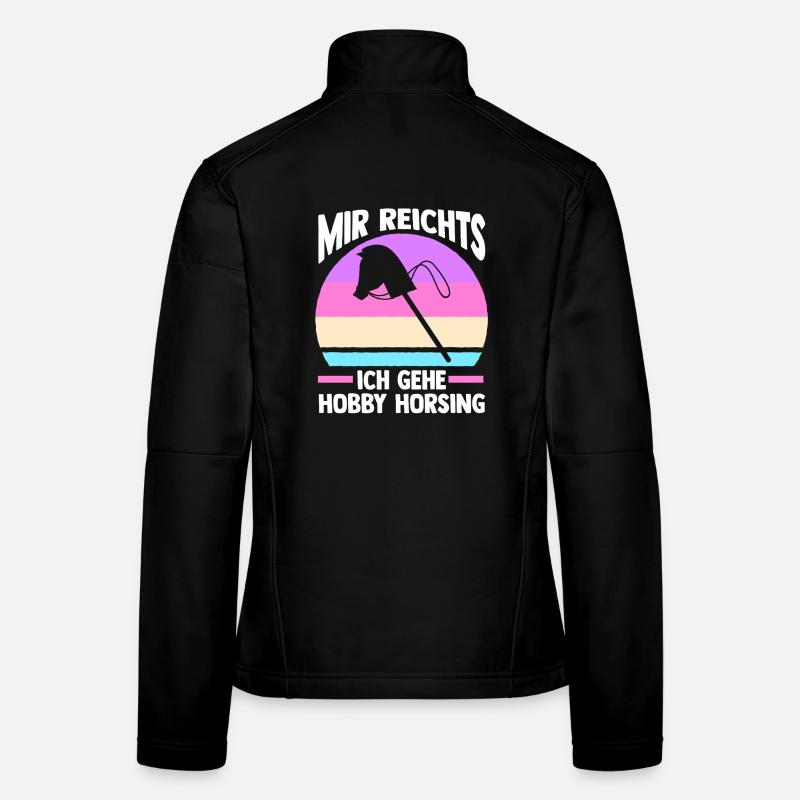 Steckenpferd Hobbyhorse Hobby Horsing Frauen Softshelljacke