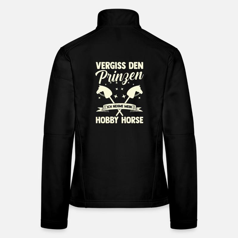 Steckenpferd Hobbyhorse Hobby Horsing Frauen Softshelljacke