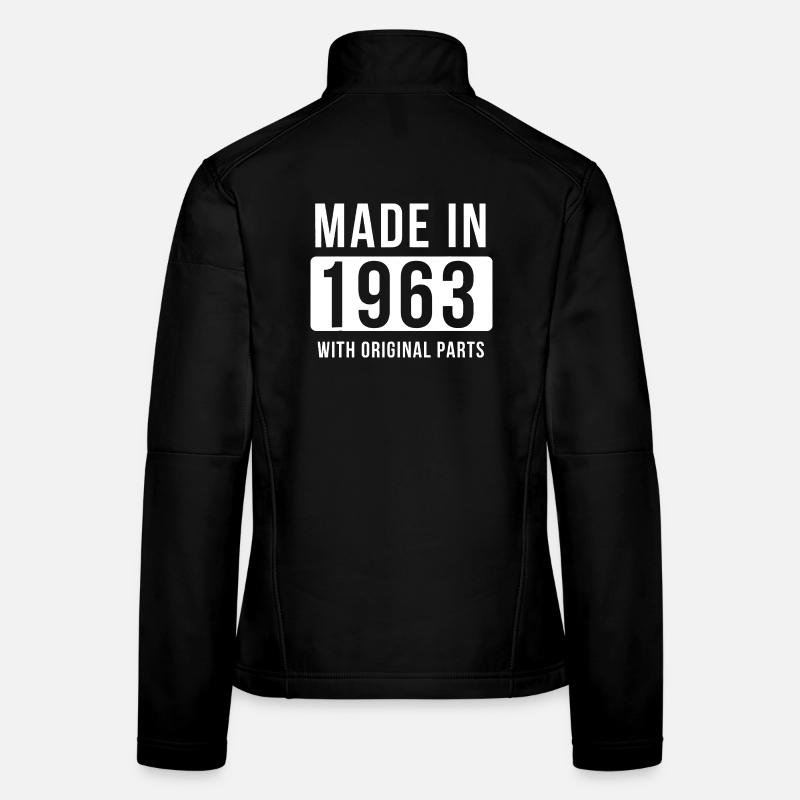 Made in 1963 Vintage Parts - Women's Softshell Jacket - black