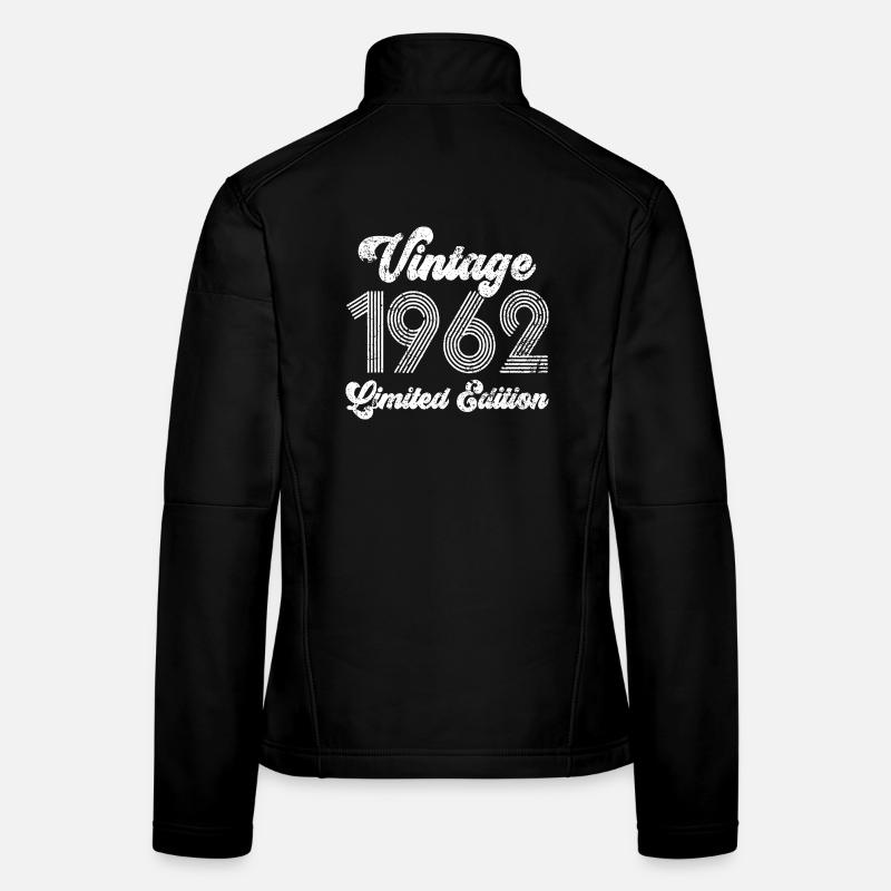 Édition limitée vintage 1962 Veste en tissu softshell Femme
