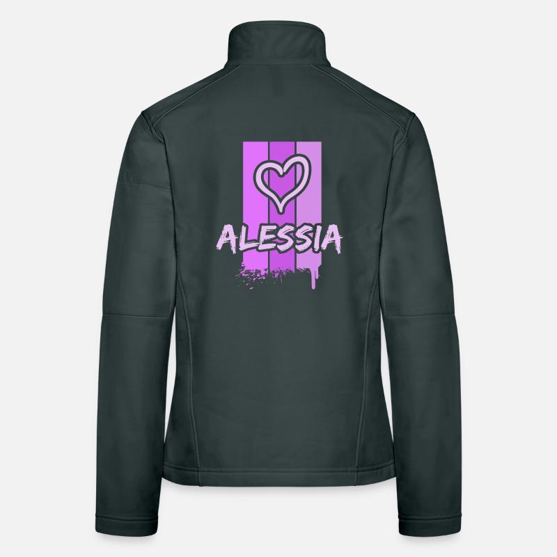 Idée cadeau : Alessia Veste en tissu softshell Femme