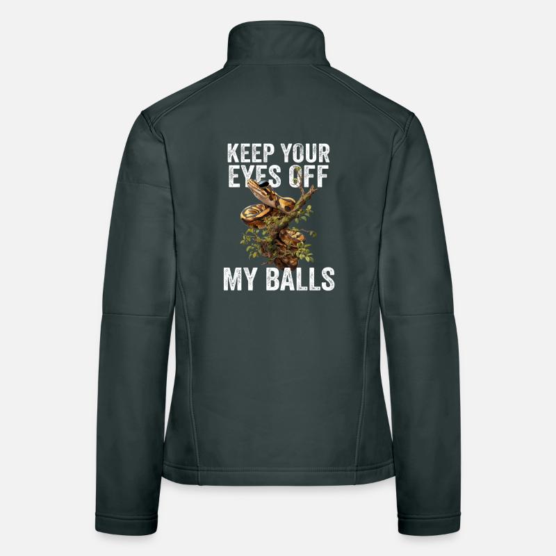 Python roi Serpents Amateurs de terrarium Python Veste en tissu softshell Femme