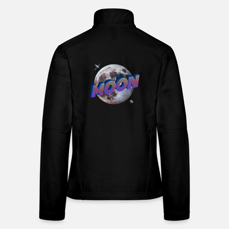 Lune - Série Espace Extra-Atmosphérique Veste en tissu softshell Femme