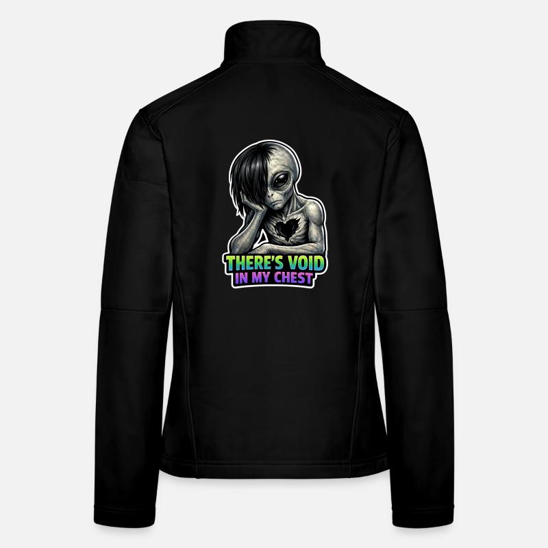 Alien-liebhaber, Lustiger Alien, Süßer Alien, Emo, Frauen Softshelljacke