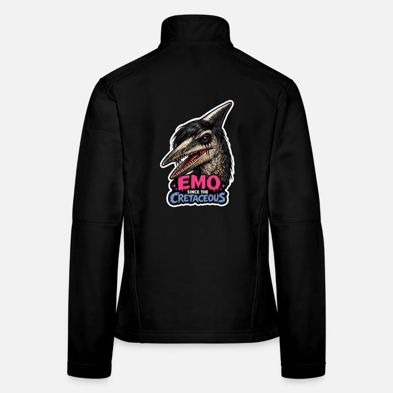 Emo-dinosaurier, Trauriger Dino, Emotionaler Frauen Softshelljacke