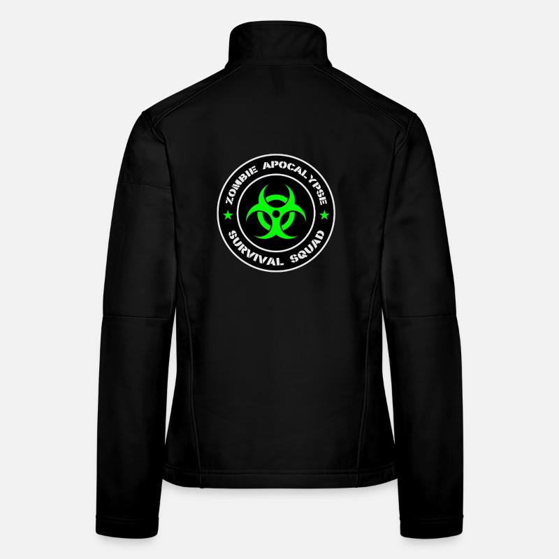 Zombie Apocalypse Survival Squad Women's Softshell Jacket