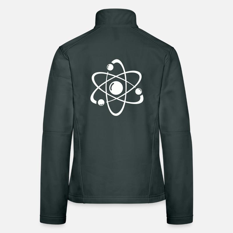 Atomic Model Line Art Women's Softshell Jacket