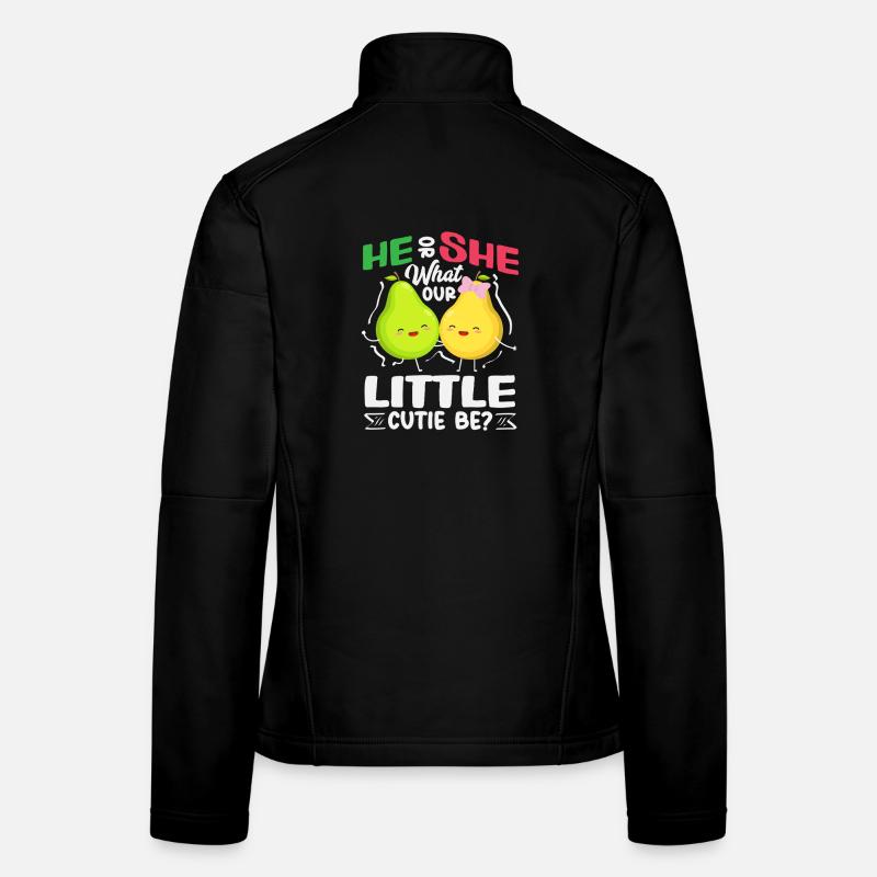 Er Oder Sie Kleiner Schatz Birnen Gender Reveal Frauen Softshelljacke