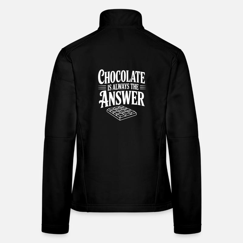 Schokolade ist immer die Antwort Frauen Softshelljacke