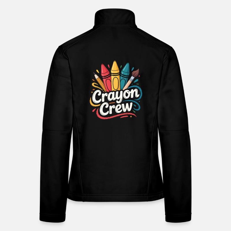 Crayon Crew Color Explosion Women's Softshell Jacket