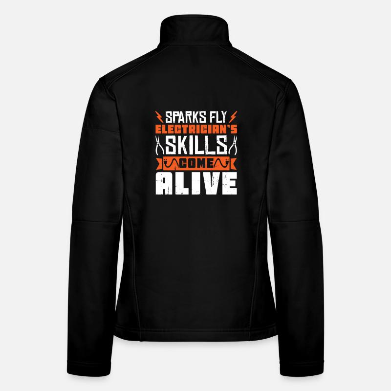 Elektriker Elektroniker Elektroinstallateur Frauen Softshelljacke