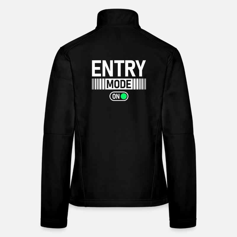Entry Mode on Aktienmarkt Börse Trader Frauen Softshelljacke