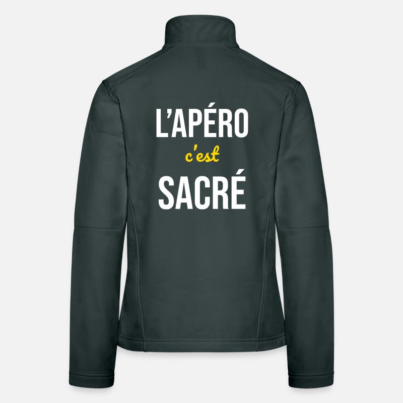 L'Apéro c'est Sacré Veste en tissu softshell Femme