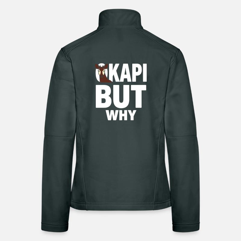 Okapi-liebhaber Okapi-tier Seltene Tierweltliebe Frauen Softshelljacke