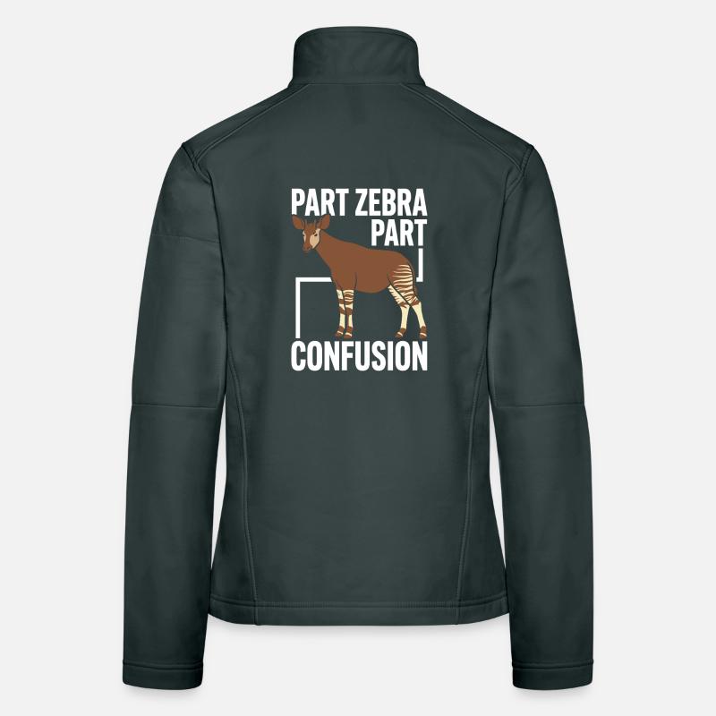Okapi-liebhaber Okapi-tier Seltene Tierweltliebe Frauen Softshelljacke
