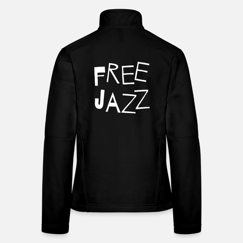 Free Jazz Bold Typography Tee Veste en tissu softshell Femme