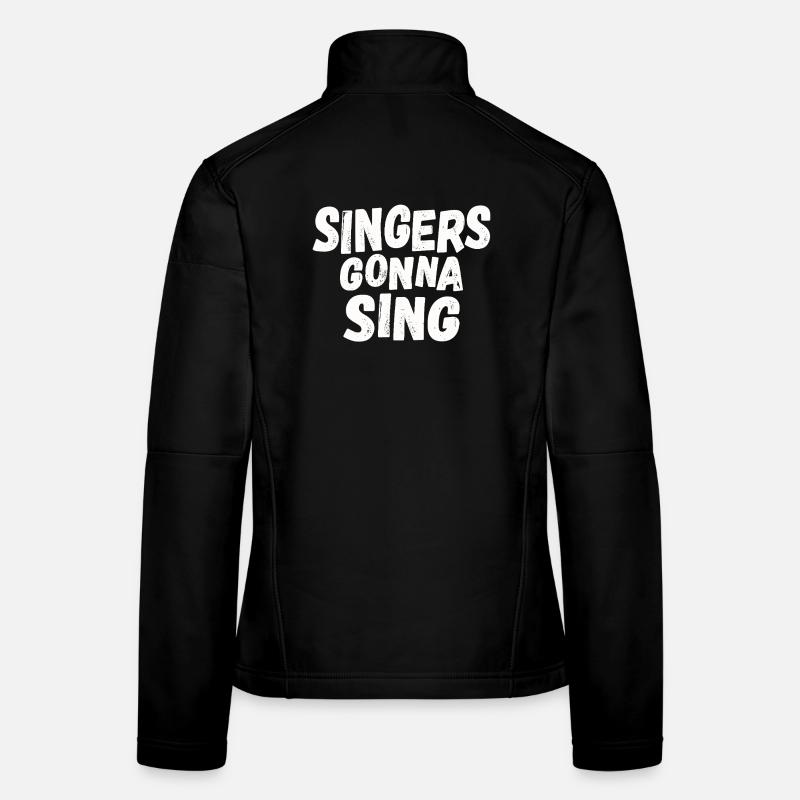 Singers gonna sing Frauen Softshelljacke