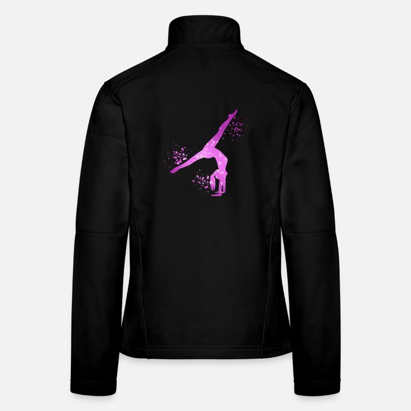 Turnerin Mädchen Gymnastik Turnen Akrobatik Frauen Softshelljacke