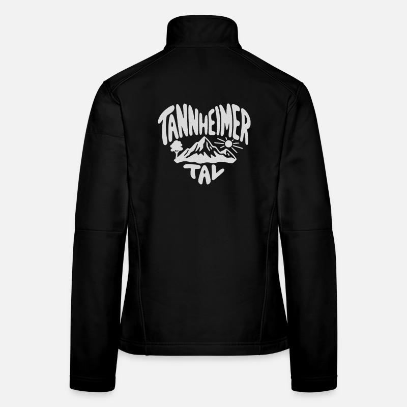 Tannheimer Tal Herz und Typo Frauen Softshelljacke